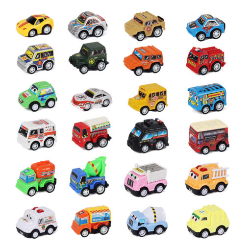 24 pcs Pull Back Toys Car Advent Calendar - Image 3