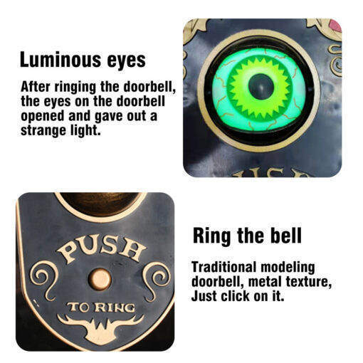 Halloween Scary Eyeball Doorbell Decoration - Image 9