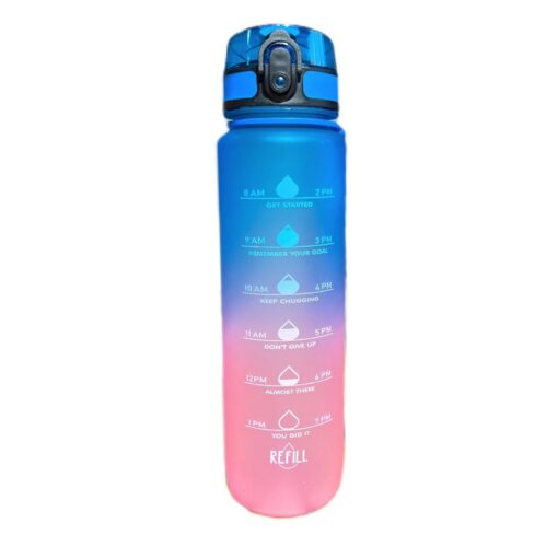 1000ml Portable Frosted Travel Large Capacity Water Bottle - Image 8