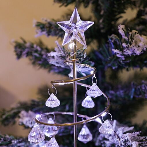 Crystal Christmas Tree Table Lamp - Image 10