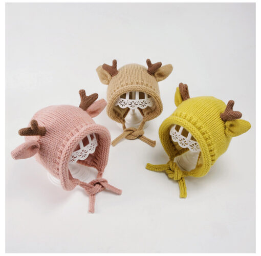 Reindeer Baby Knitted Hat - Image 22