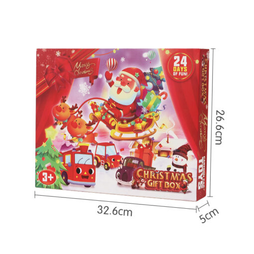 24 pcs Pull Back Toys Car Advent Calendar - Image 6