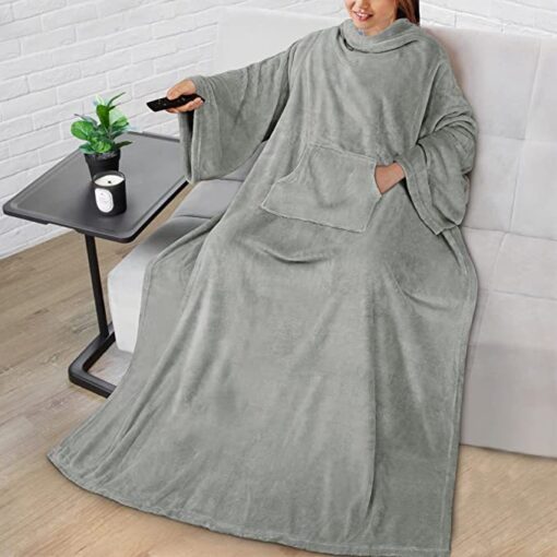 Deluxe Fleece Wearable Blanket - Image 7