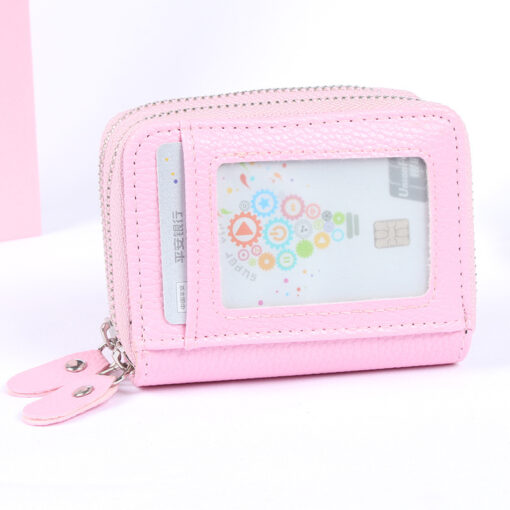 RFID Blocking  Leather Credit Card Holder - Image 8