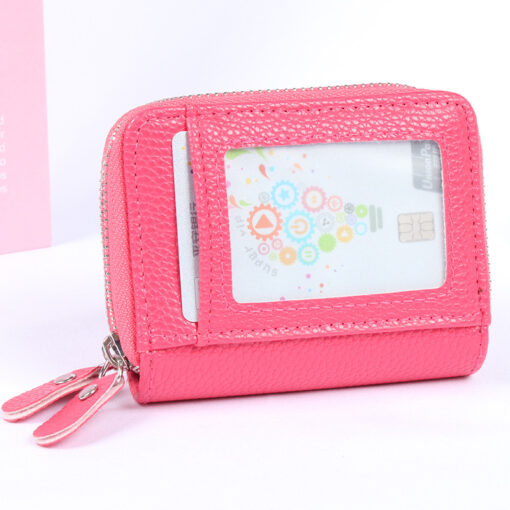 RFID Blocking  Leather Credit Card Holder - Image 11