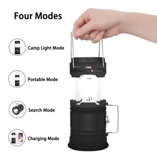 Folding LED Camping Lantern Lamp - Image 3