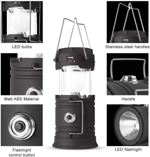 Folding LED Camping Lantern Lamp - Image 6