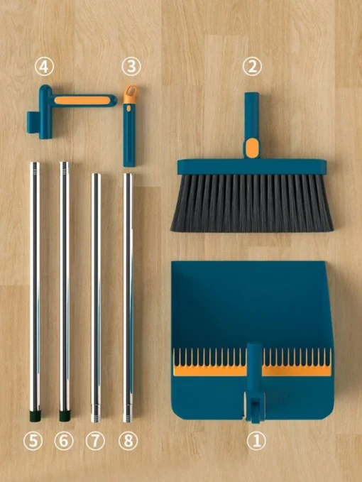 Broom and Foldable Dustpan Set - Image 18