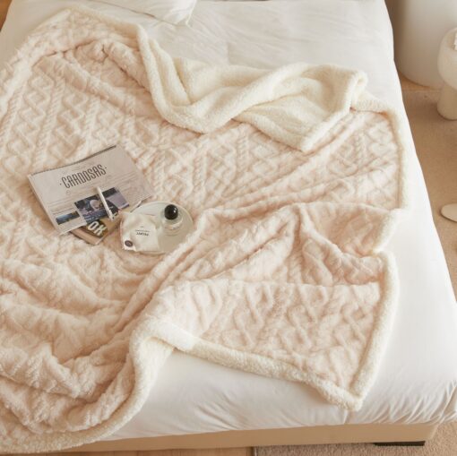 Soft Thickened Coral Fleece Blanket