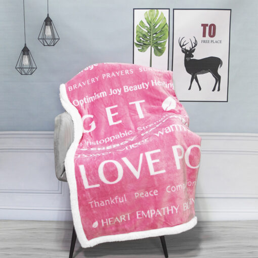 Fleece Healing Thoughts Throw Blanket - Image 17