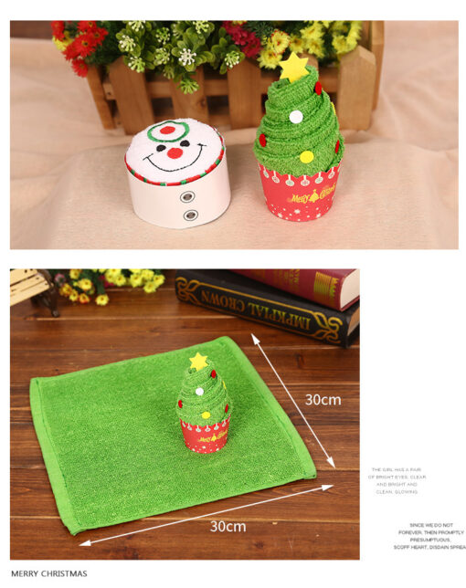 Christmas Cup Cake Towel - Image 8