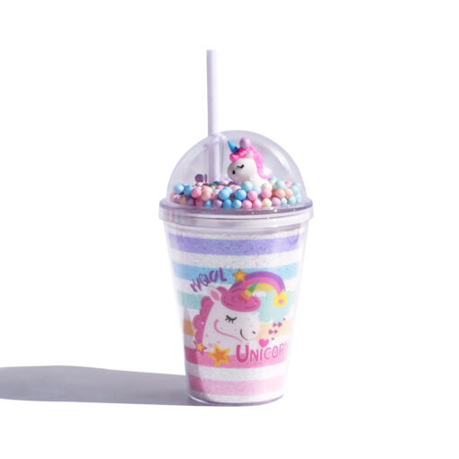 Unicorn Water Tumbler with Straw - Image 7