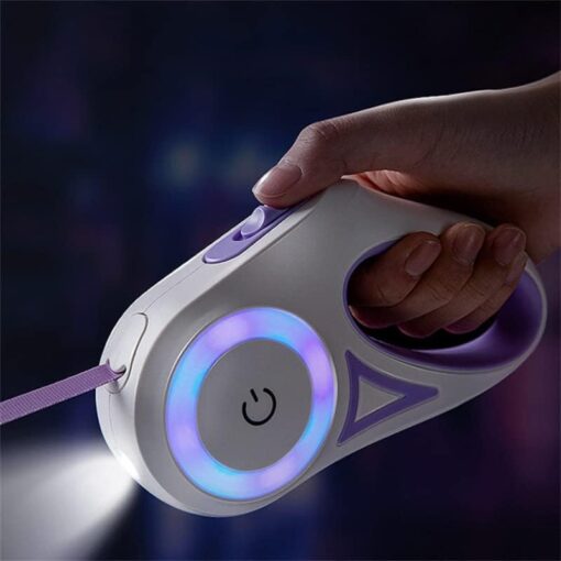 Retractable LED Dog Leash