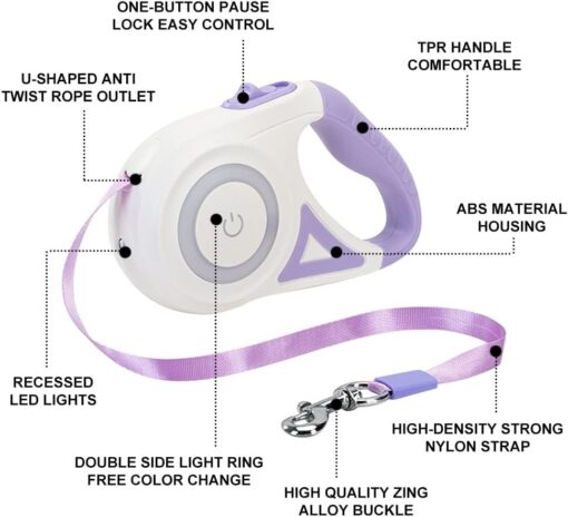 Retractable LED Dog Leash - Image 9