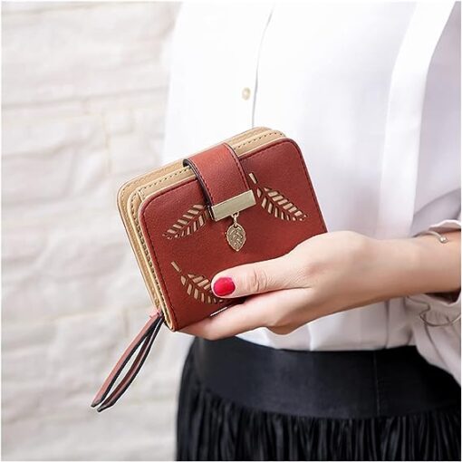 Women Fashion Leaves Pouch - Image 2