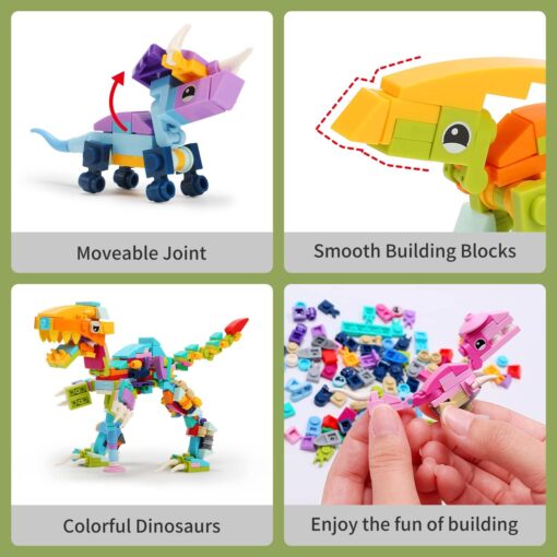 12 Pack Dinosaur Building Blocks Sets - Image 16