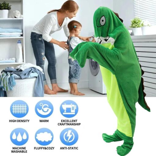 Dinosaur Blanket Hoodie - Image 9