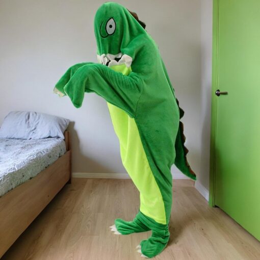 Dinosaur Blanket Hoodie - Image 6