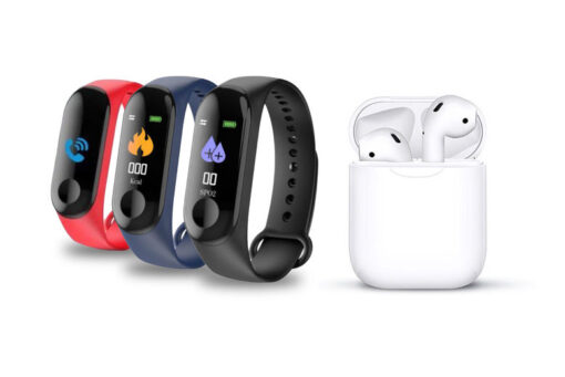 iOS Compatible Wireless Earbuds & Fitness Smart Watch - Image 3