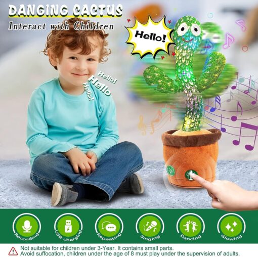 Singing Dancing Talking Cactus Toy - Image 6