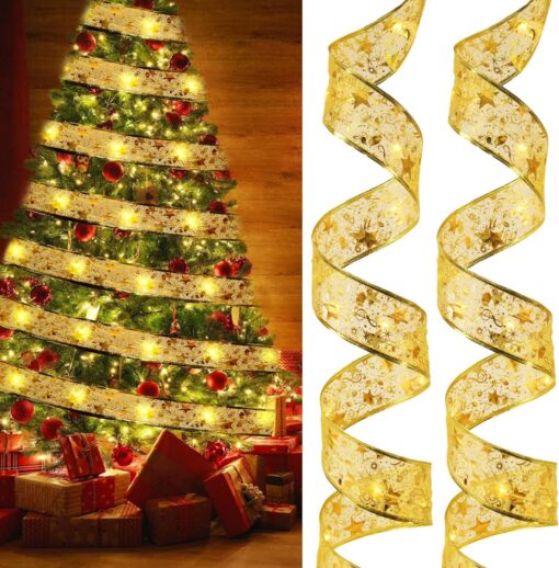 3m / 4m / 5m LED Christmas Garland Ribbon - Image 6