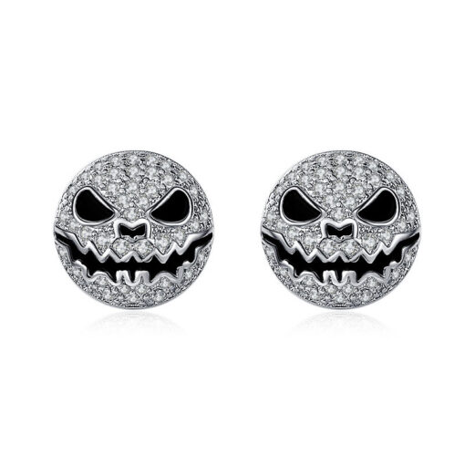 Two Styles Skull Necklace Earrings or Set - Image 9