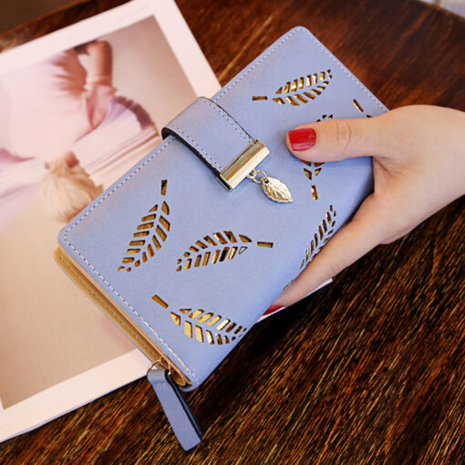 Women Fashion Leaves Pouch - Image 17