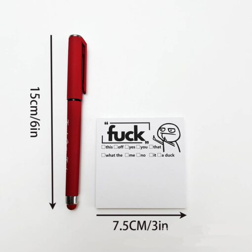 Creative Funny Sticky Notes and Pens - Image 10