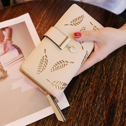 Women Fashion Leaves Pouch - Image 19