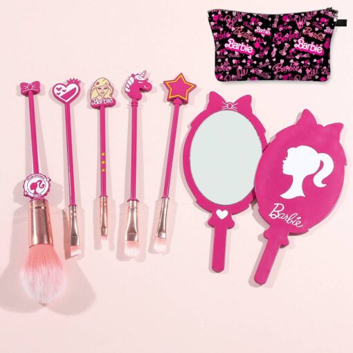 Barbie Inspired Make Up Brush Set - Image 5