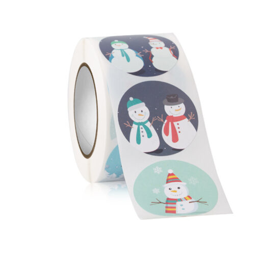 Merry Christmas Labels Stickers Rolls - Image 3