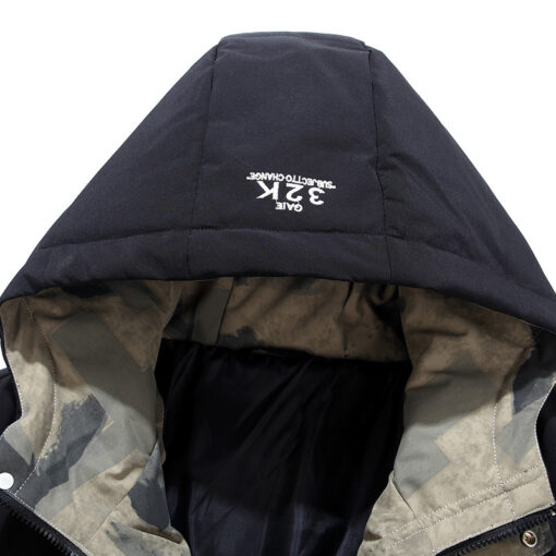 Waterproof Snow Hooded Winter Outerwear Jacket - Image 12