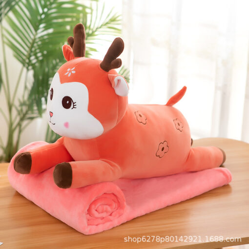 Adorable Plush Pillow Blanket - Image 13