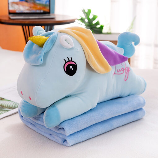 Adorable Plush Pillow Blanket - Image 16