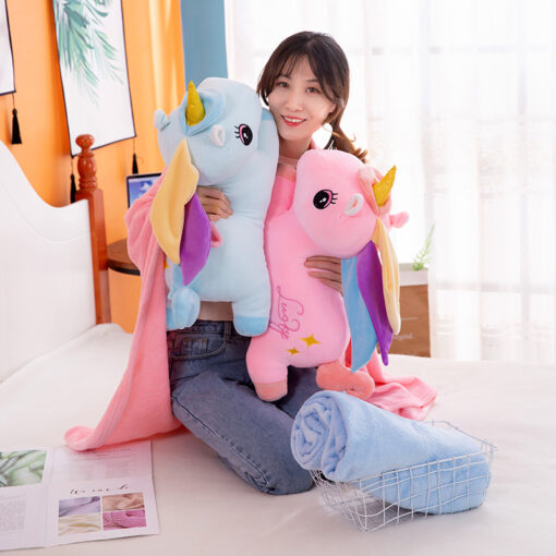 Adorable Plush Pillow Blanket - Image 19