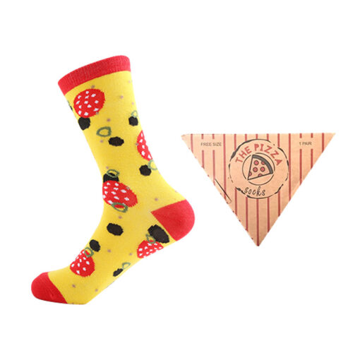 Pizza Socks in Pizza Box - Image 17