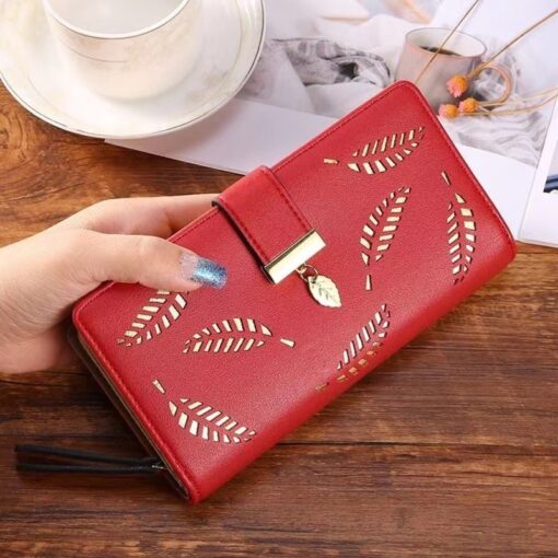 Women Fashion Leaves Pouch - Image 22