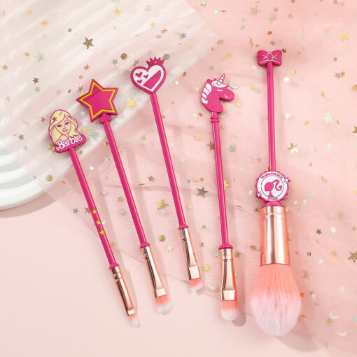 Barbie Inspired Make Up Brush Set - Image 10