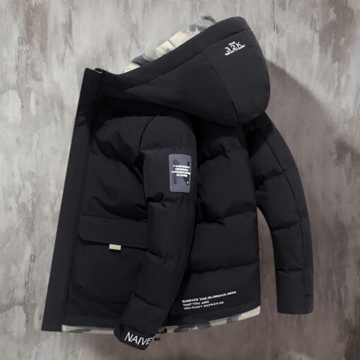 Waterproof Snow Hooded Winter Outerwear Jacket - Image 3