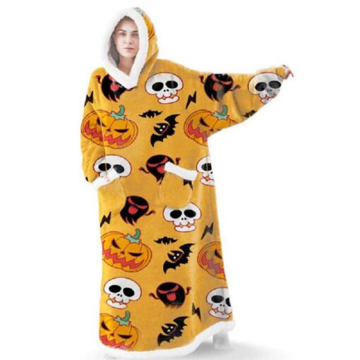 Novelty Christmas Energy Saver Hoodie Blanket - Image 17