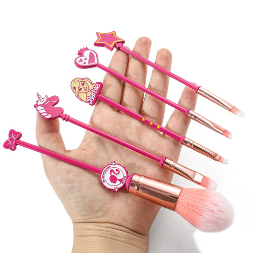 Barbie Inspired Make Up Brush Set - Image 14