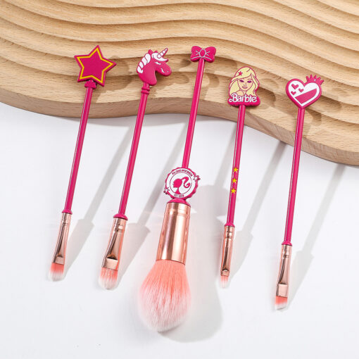 Barbie Inspired Make Up Brush Set - Image 16