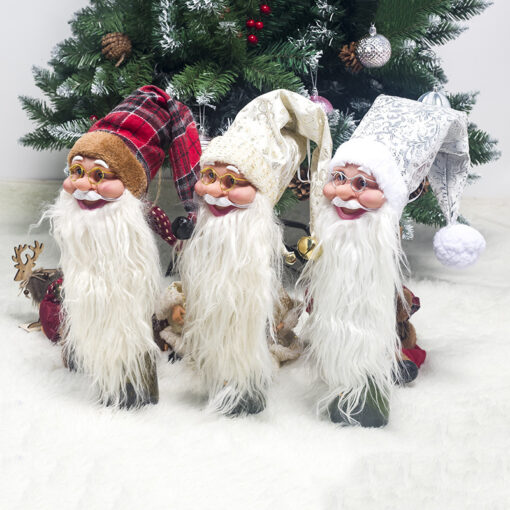 Santa Claus Face Bottle Cover Ornaments