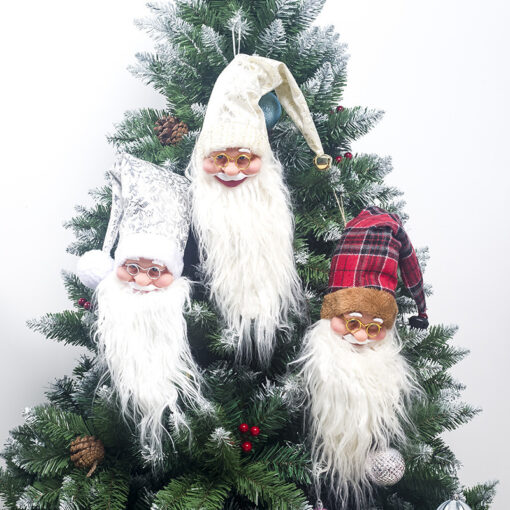 Santa Claus Face Bottle Cover Ornaments - Image 4