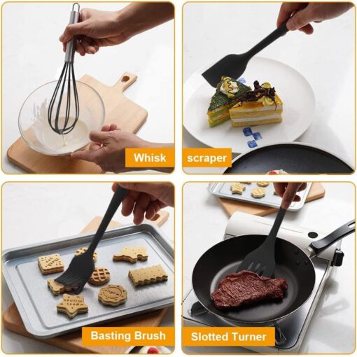 Silicone Kitchenware 5-piece set - Image 6