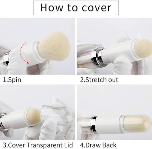 4 In 1 Portable Makeup Brush Set - Image 6