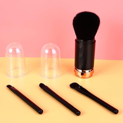 4 In 1 Portable Makeup Brush Set - Image 7