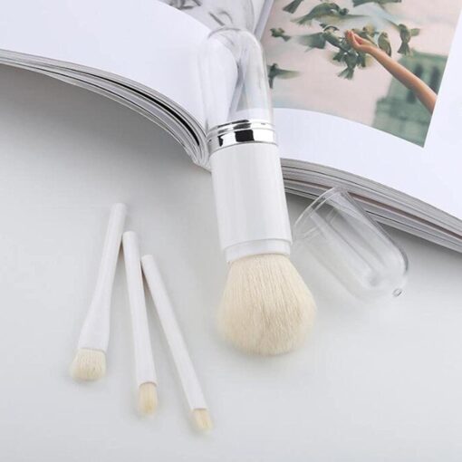 4 In 1 Portable Makeup Brush Set - Image 9