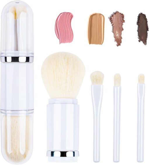 4 In 1 Portable Makeup Brush Set - Image 13