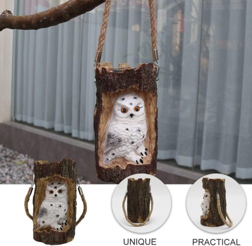 Solar Stump Owl Lamp - Image 4